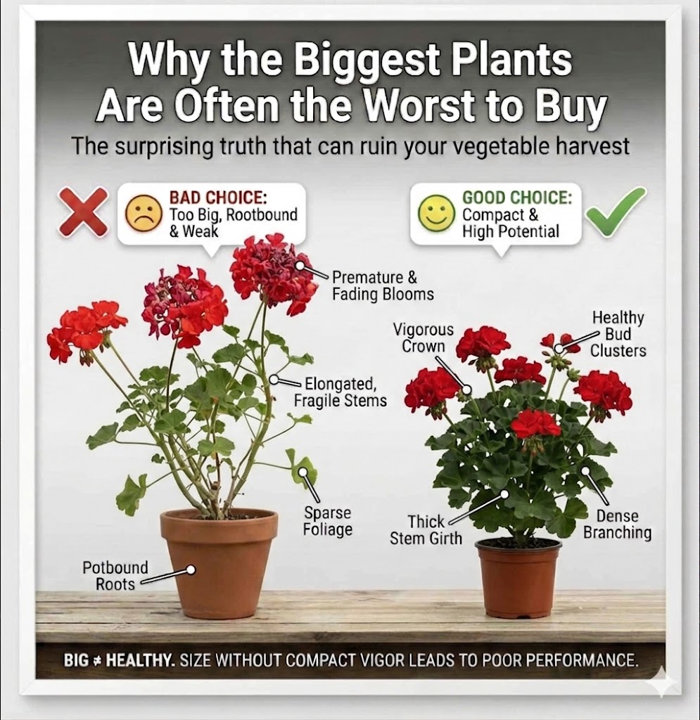 Large overgrown pot-bound tomato plant