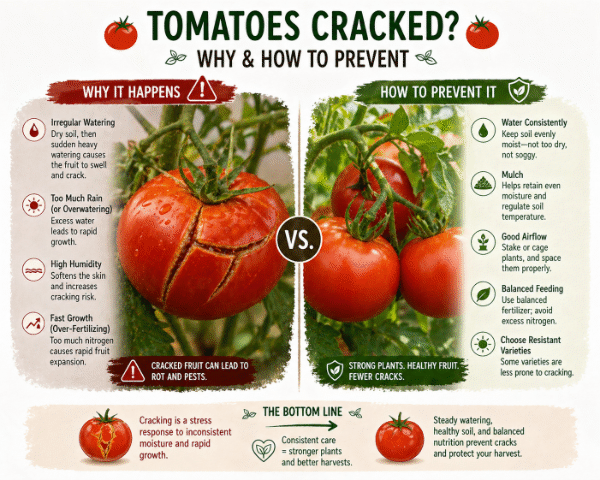 Cracked tomatoes